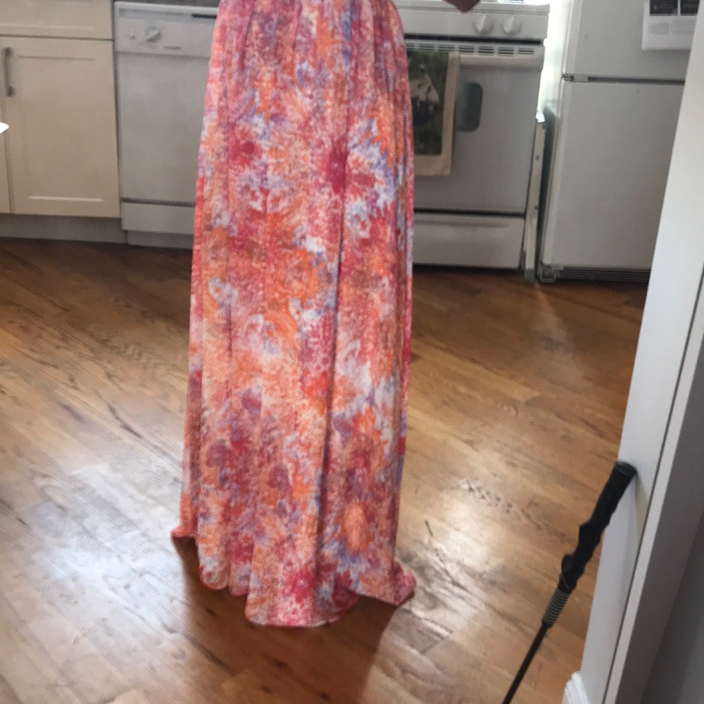 FINAL SALE MOVING Anthropologie floral maxi dress